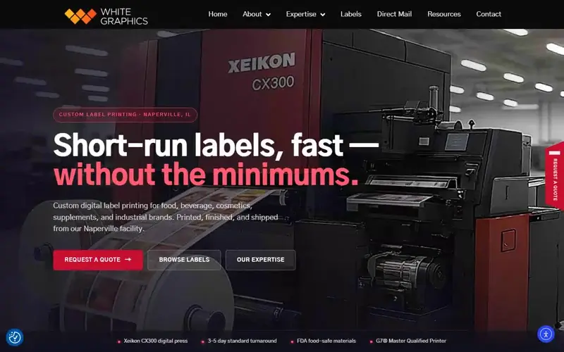whitegraphics.com — website built by Maly Internet Marketing
